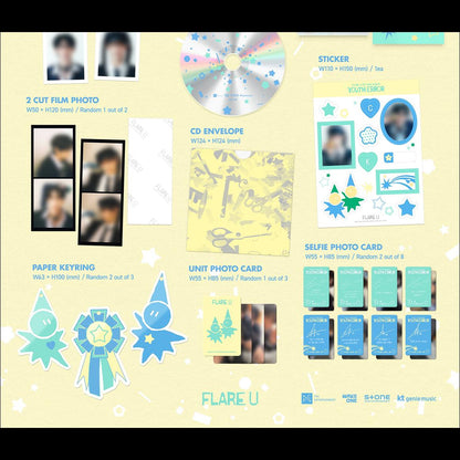 FLARE U [YOUTH ERROR] 1st Mini Album (Diary Ver.) + Free Gift