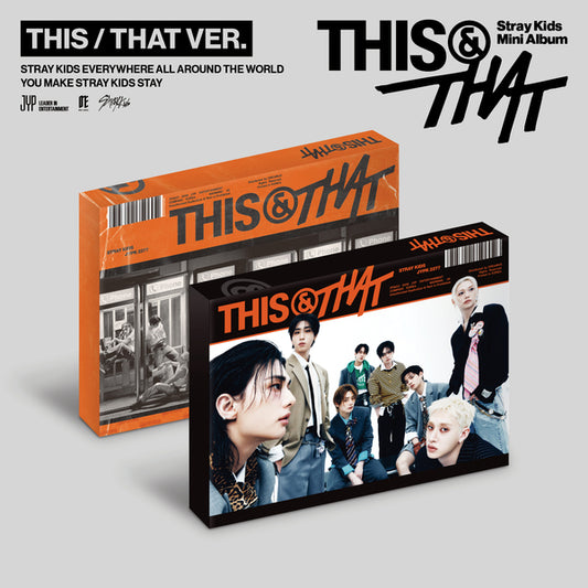 Stray Kids [THIS & THAT] (THIS VER., THAT VER.) Mini Album + Free Gift