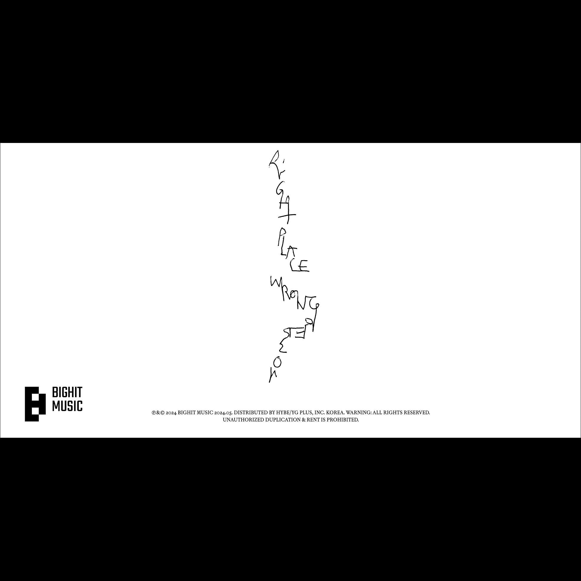 RM(BTS) Right Place, Wrong Person (Weverse Albums ver.)