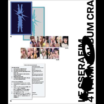 [SET] LE SSERAFIM - CRAZY Weverse Albums Ver.