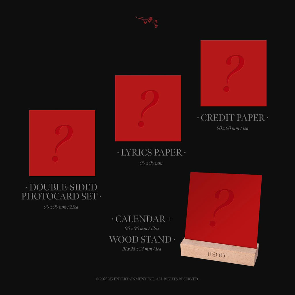 JISOO [ME] FIRST SINGLE ALBUM KiT ALBUM