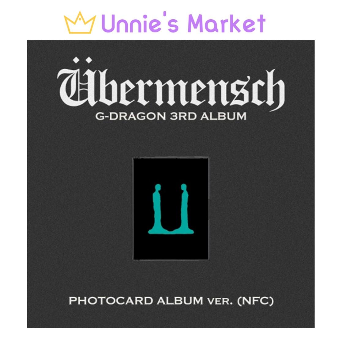G-DRAGON (BIGBANG) 3RD ALBUM [Ubermensch] PHOTOCARD ALBUM ver. (NFC)