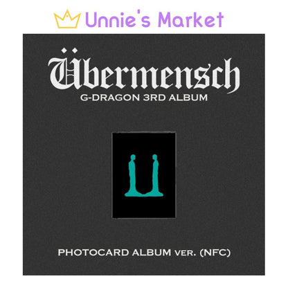 G-DRAGON (BIGBANG) 3RD ALBUM [Ubermensch] PHOTOCARD ALBUM ver. (NFC)