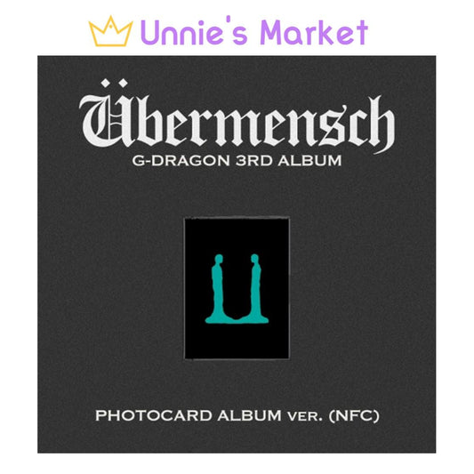 G-DRAGON (BIGBANG) 3RD ALBUM [Ubermensch] PHOTOCARD ALBUM ver. (NFC)
