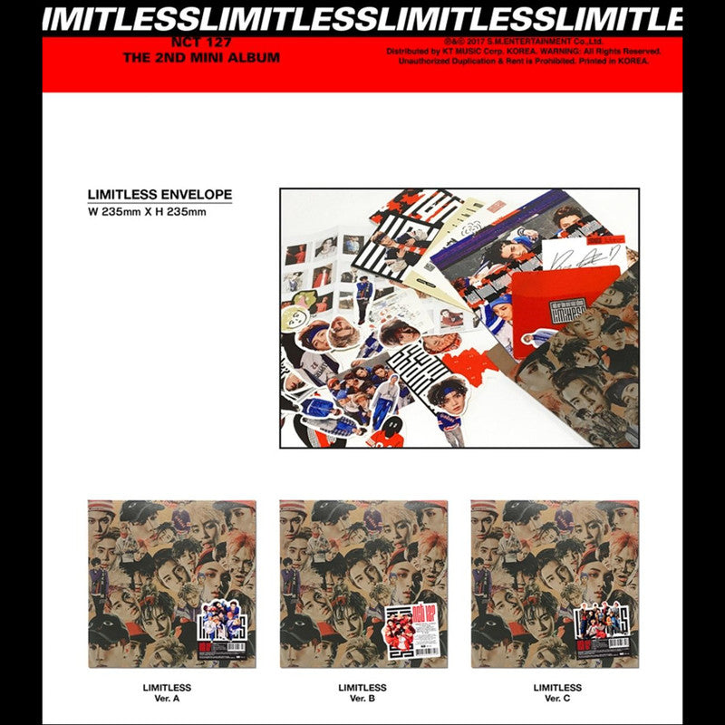 NCT 127 2nd Mini Album [NCT #127 LIMITLESS] (Random)