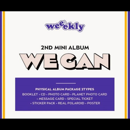 WEEEKLY 2nd Mini Album [WE CAN]