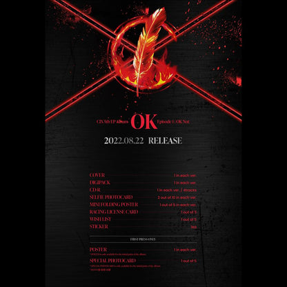 CIX [OK Episode 1 OK Not] Digipack ver. 5th EP Album