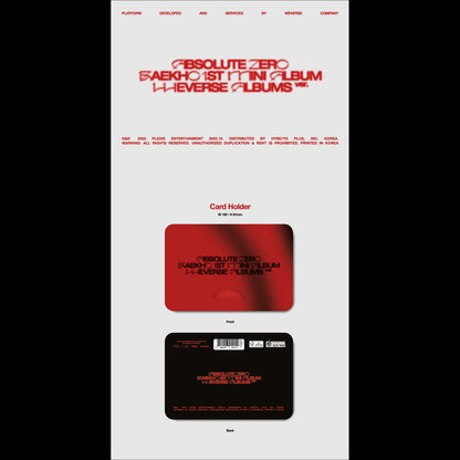 BAEKHO - Absolute Zero Weverse Albums ver.