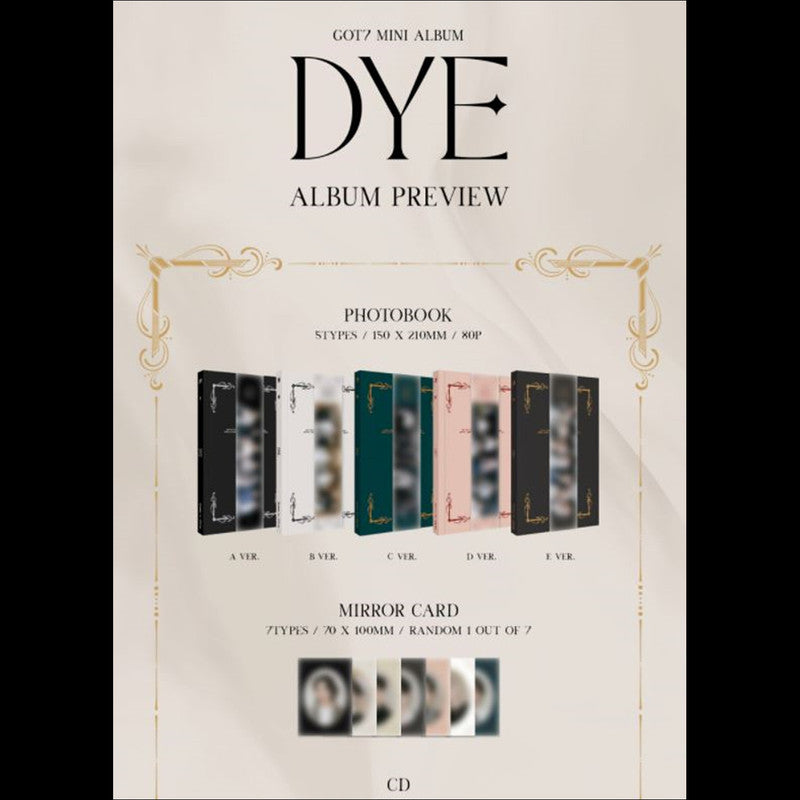 GOT7 - Mini Album [DYE] (Random)