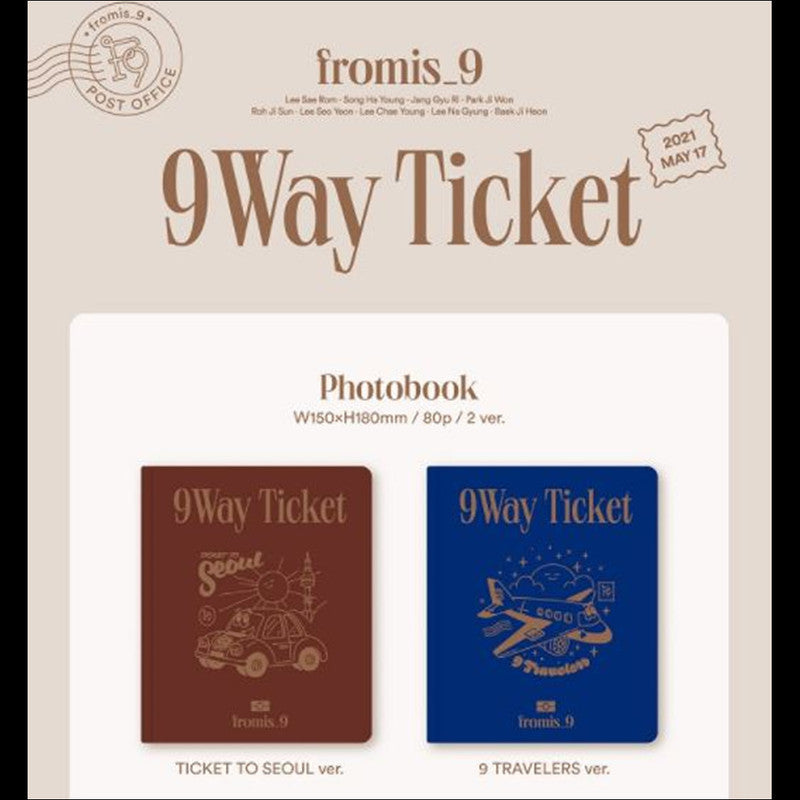 FROMIS_9 2nd Single Album [9 Way Ticket]