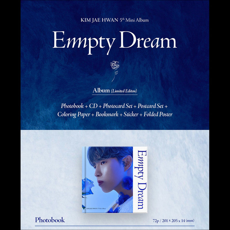 KIM JAE HWAN [Empty Dream] Limited ver. 5th Mini Album