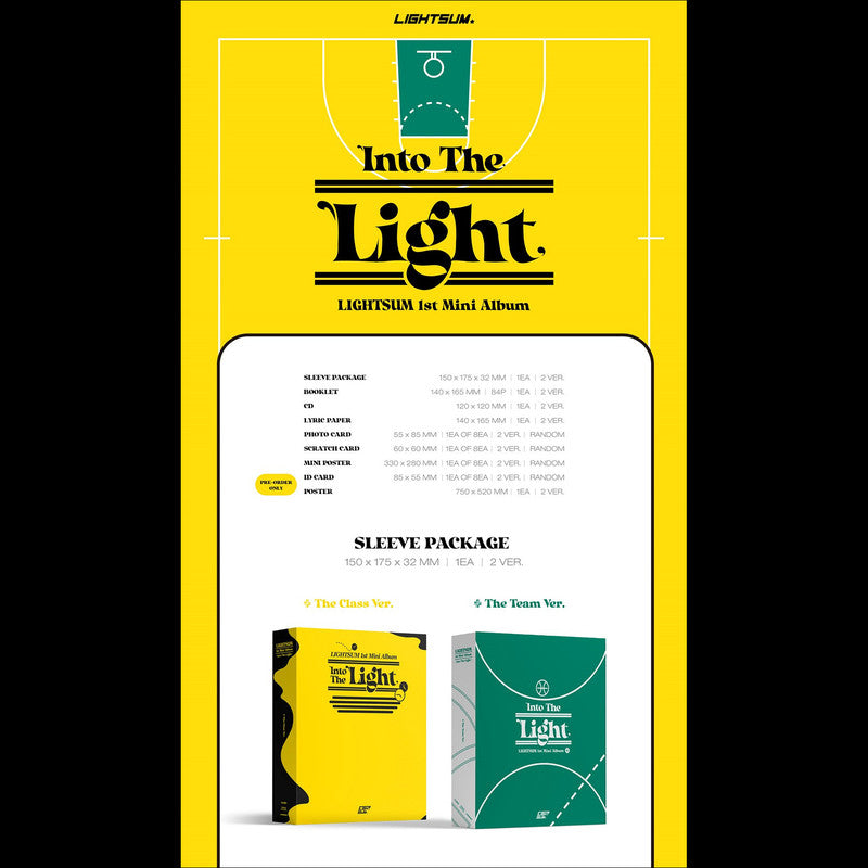 LIGHTSUM [Into The Light] 1st Mini Album