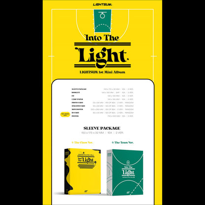 LIGHTSUM [Into The Light] 1st Mini Album