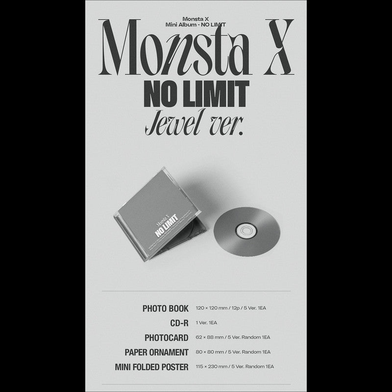 MONSTA X [NO LIMIT] Jewel Case Ver.