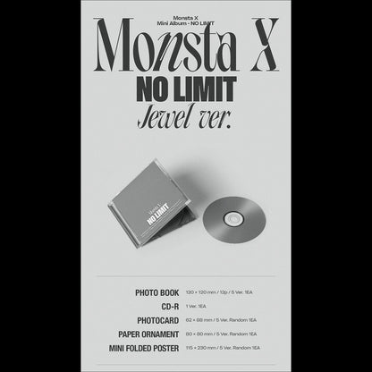 MONSTA X [NO LIMIT] Jewel Case Ver.