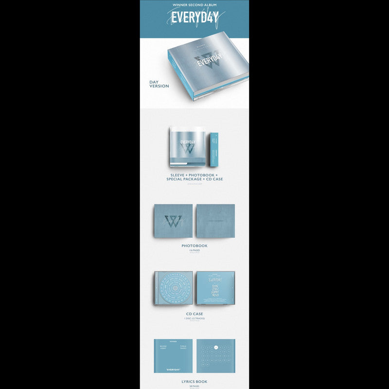 WINNER [EVERYD4Y] EVERYDAY 2nd Album