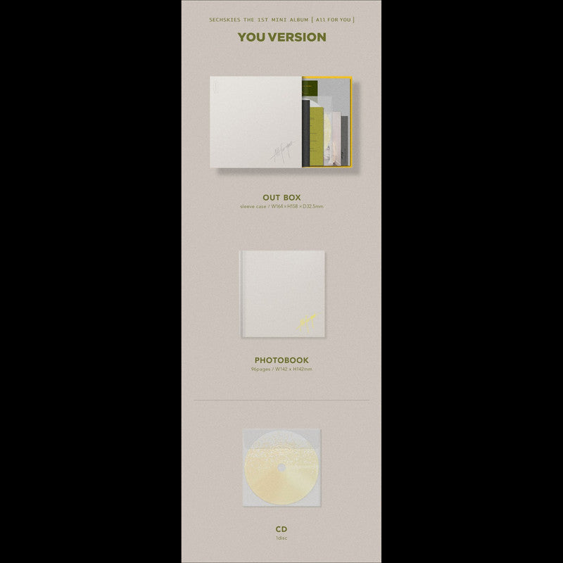SECHSKIES [ALL FOR YOU] The 1st Mini Album