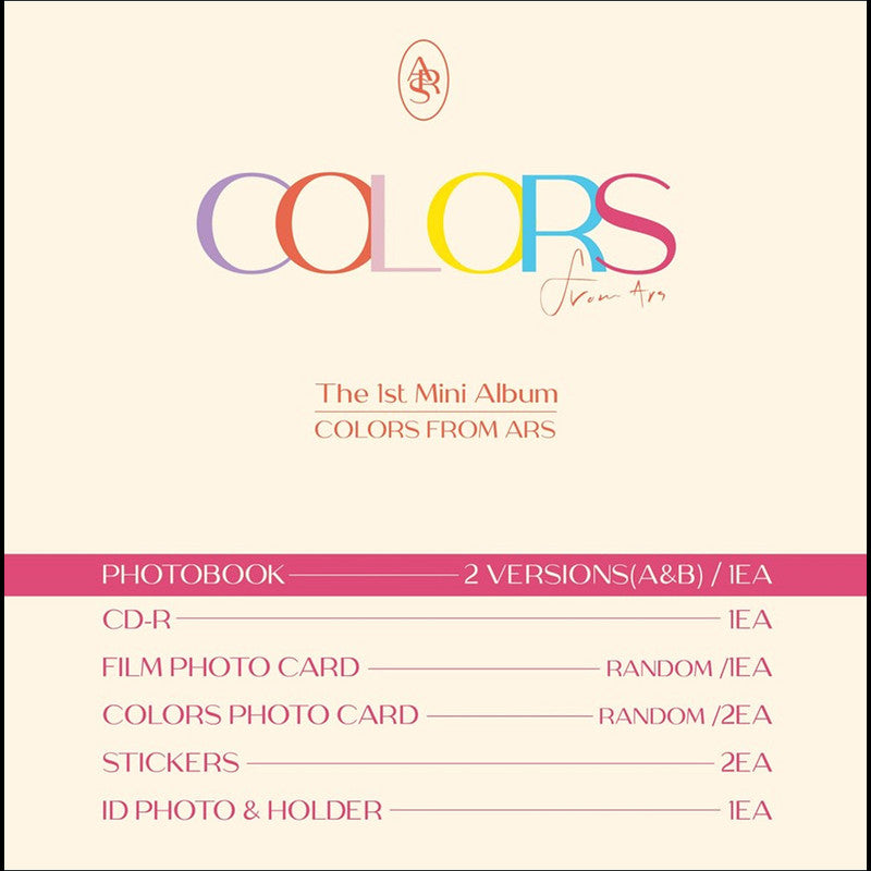 YOUNGJAE(GOT7) COLORS from Ars 1st Mini Album