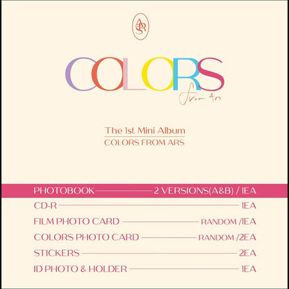 YOUNGJAE (GOT7) COLORS from Ars 1st Mini Album