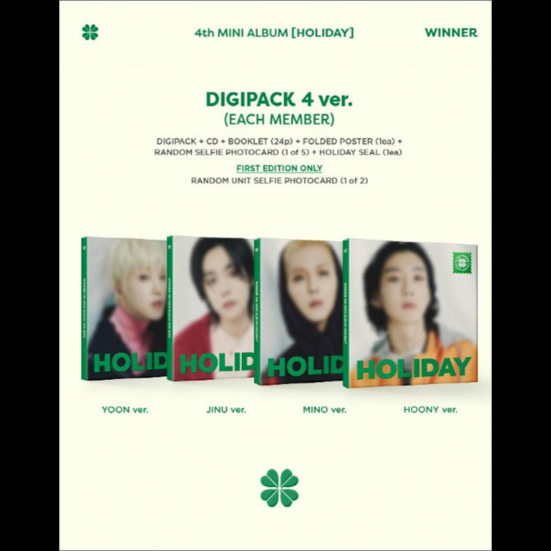WINNER 4th MINI ALBUM [HOLIDAY] (DIGIPACK ver.)