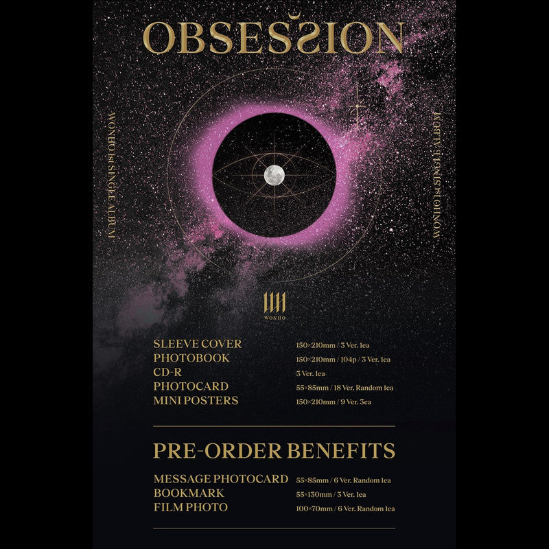 WONHO [OBSESSION] 1st Single Album