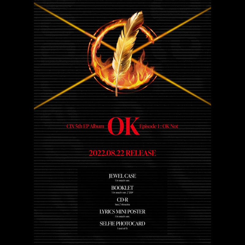 CIX [OK Episode 1 OK Not] Jewel ver. 5th EP Album