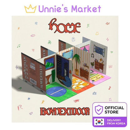 BOYNEXTDOOR [HOME] 1st Studio Album (Weverse Albums ver.) + Free Gift