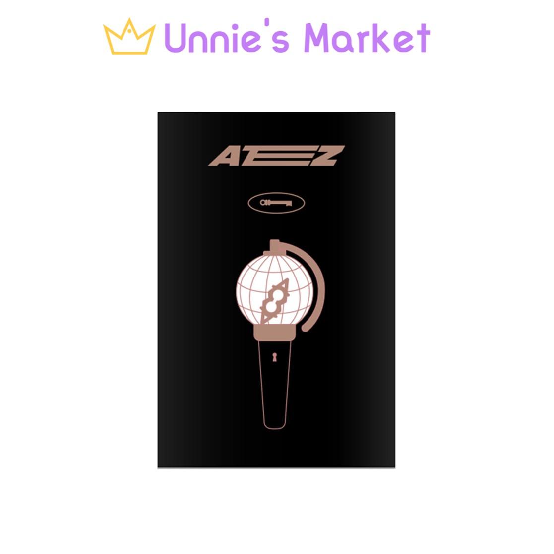 ATEEZ Offcial Light Stick Case Accessory(ATEEZ Metal Badge)