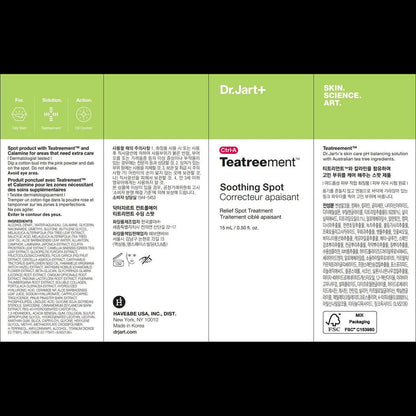 [Dr.Jart+] Ctrl-A Teatreement Soothing Spot - Targeted Intensive Care for Troubled Skin, 15ml | Olive's K-beauty
