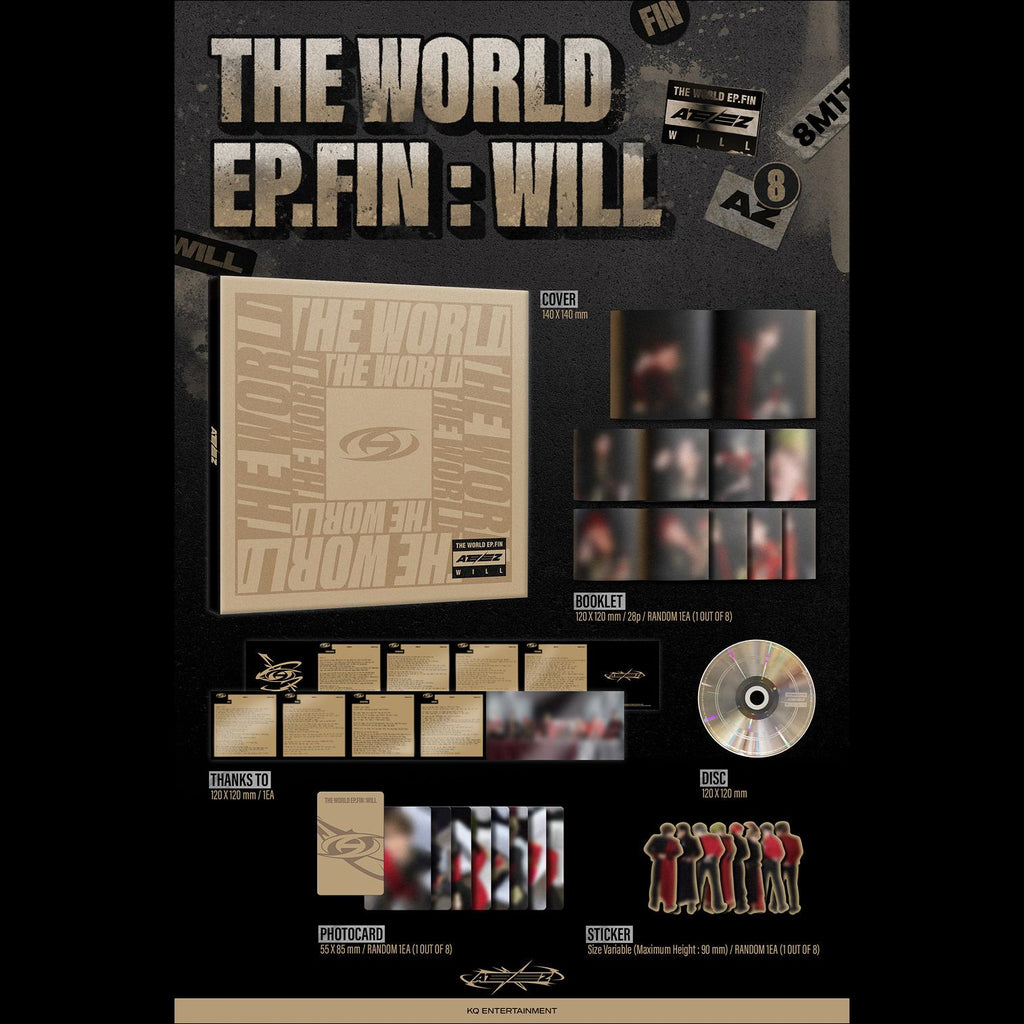 ATEEZ [THE WORLD EP.FIN : WILL] Digipak VER.
