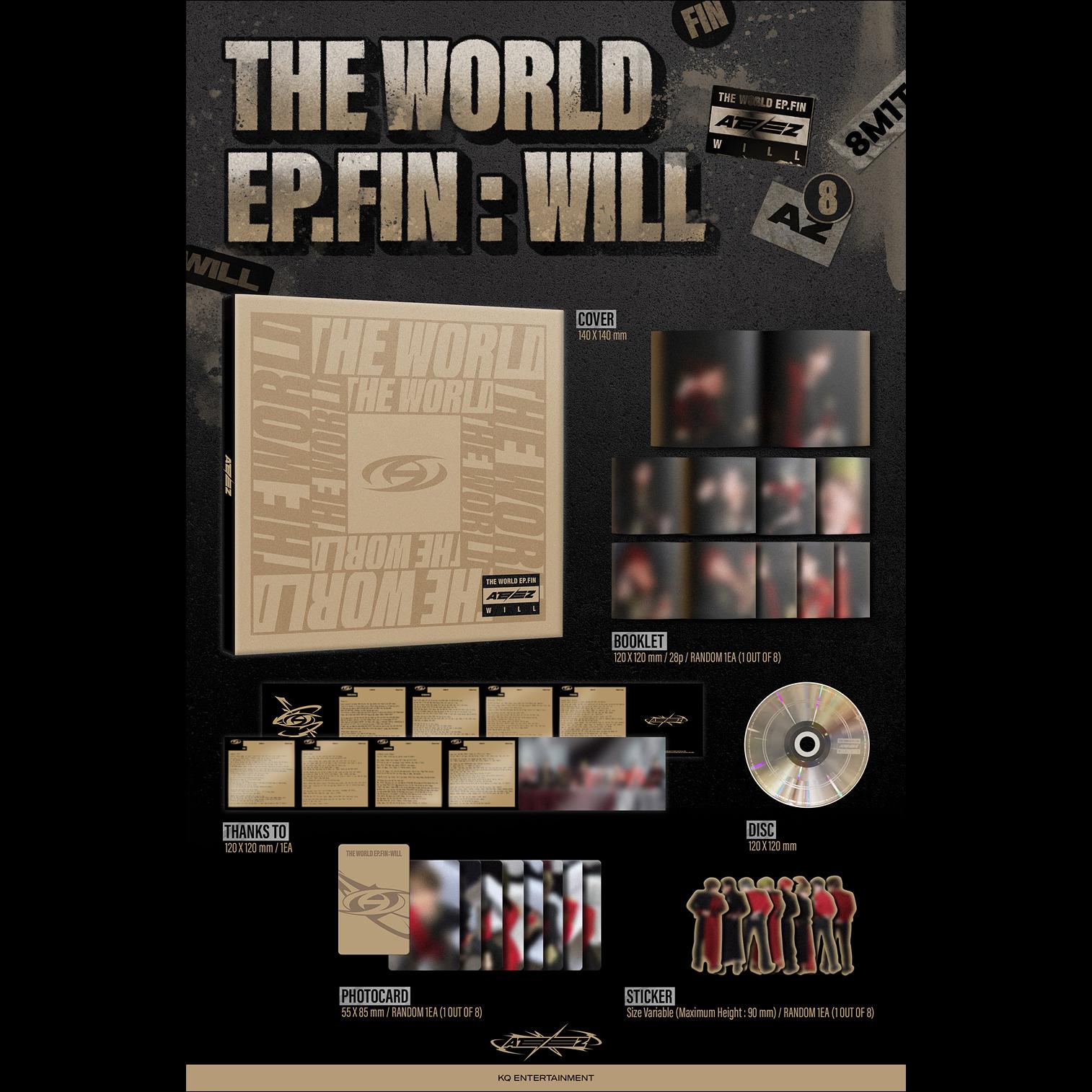ATEEZ [THE WORLD EP.FIN : WILL] Digipak VER.