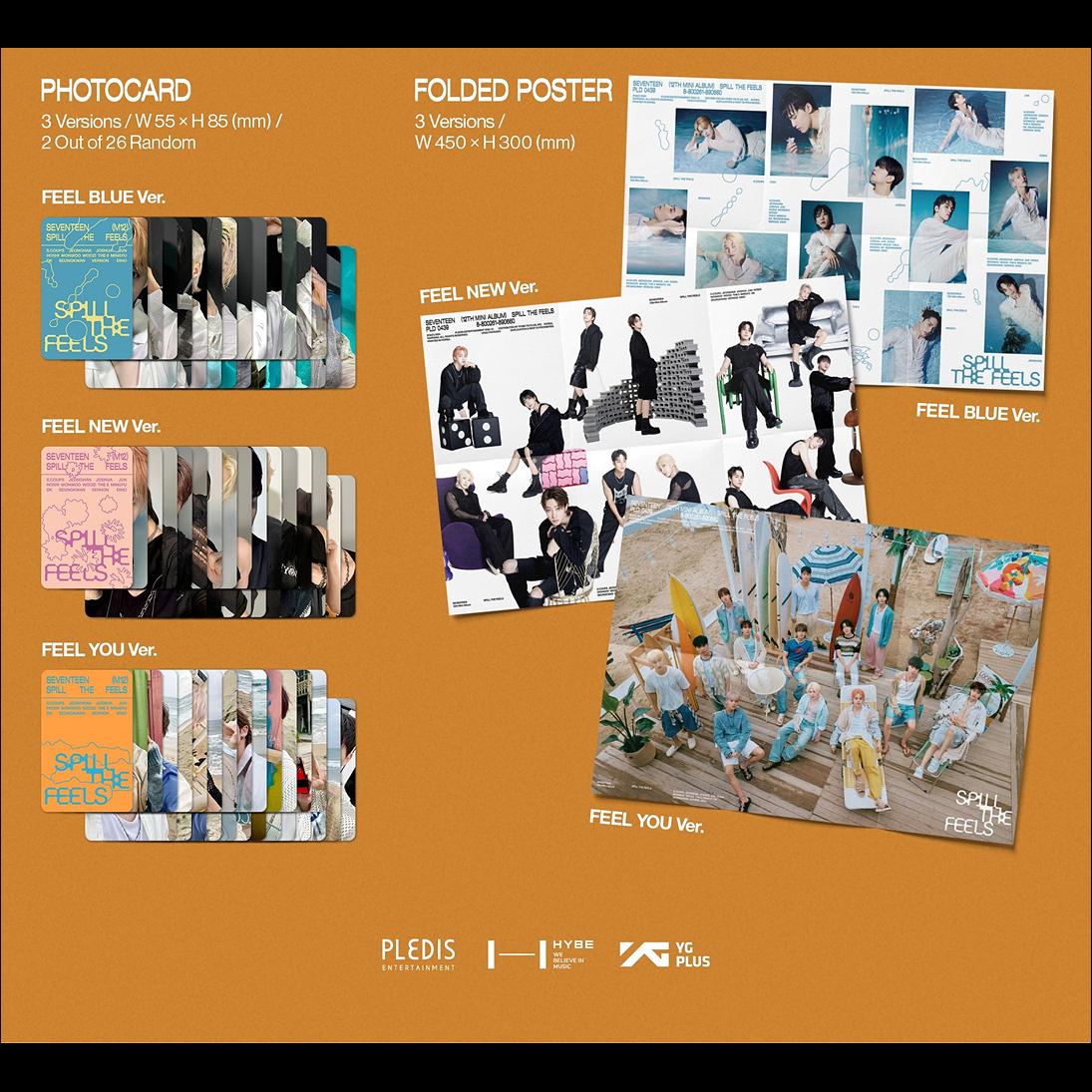 SEVENTEEN - Spill The Feels 12th Mini Album Standard Ver.