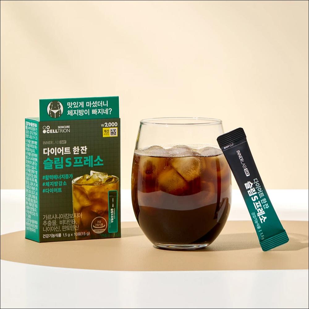 [Celltrion] Diet Han Jan Slim S Presso 10 Sticks - K-Pop Star Dayoung's Pick Coffee-Flavored Diet Drink, Fat Burner & Carb Blocker