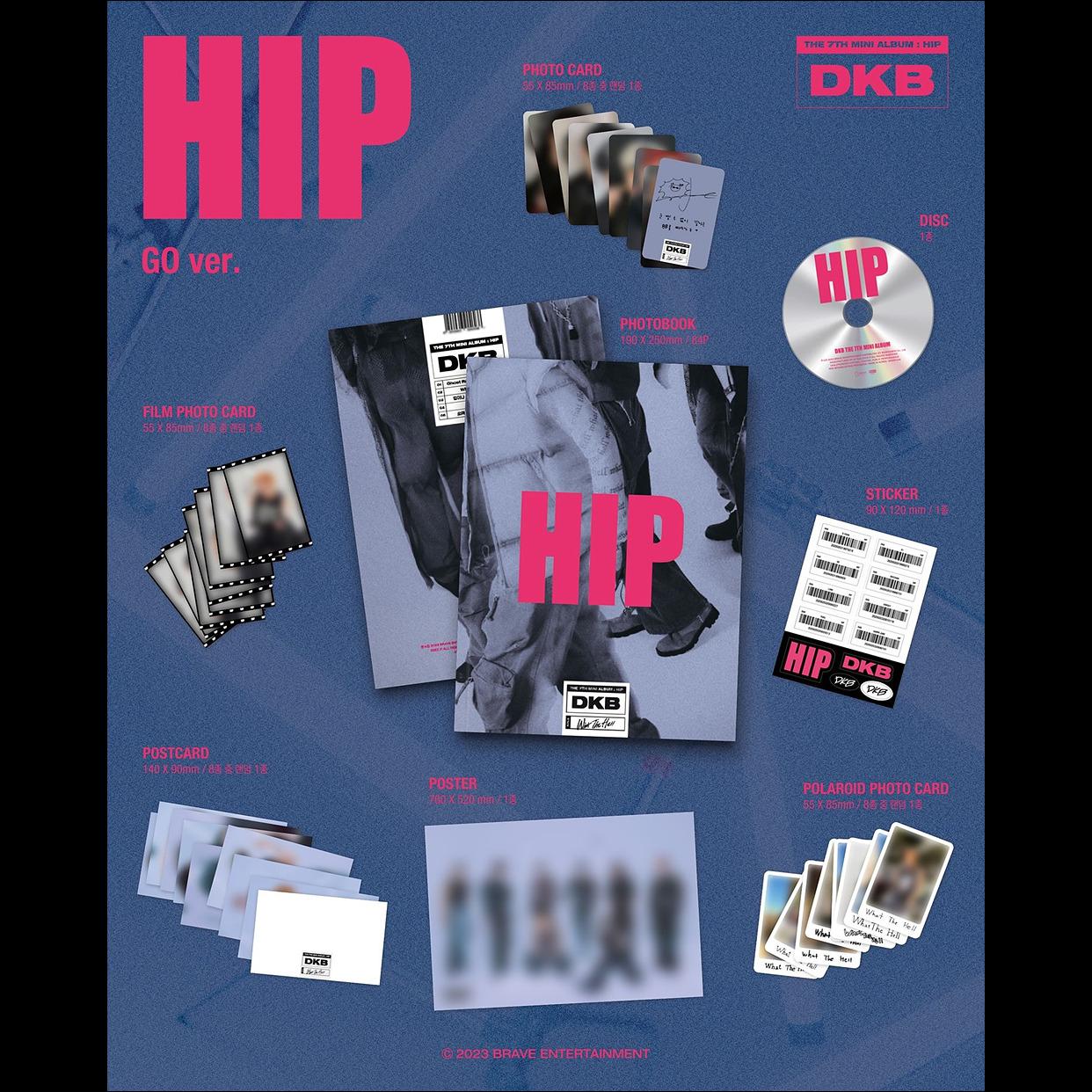 DKB [HIP] the 7th Mini Album(GO Ver. / HIGH Ver.)