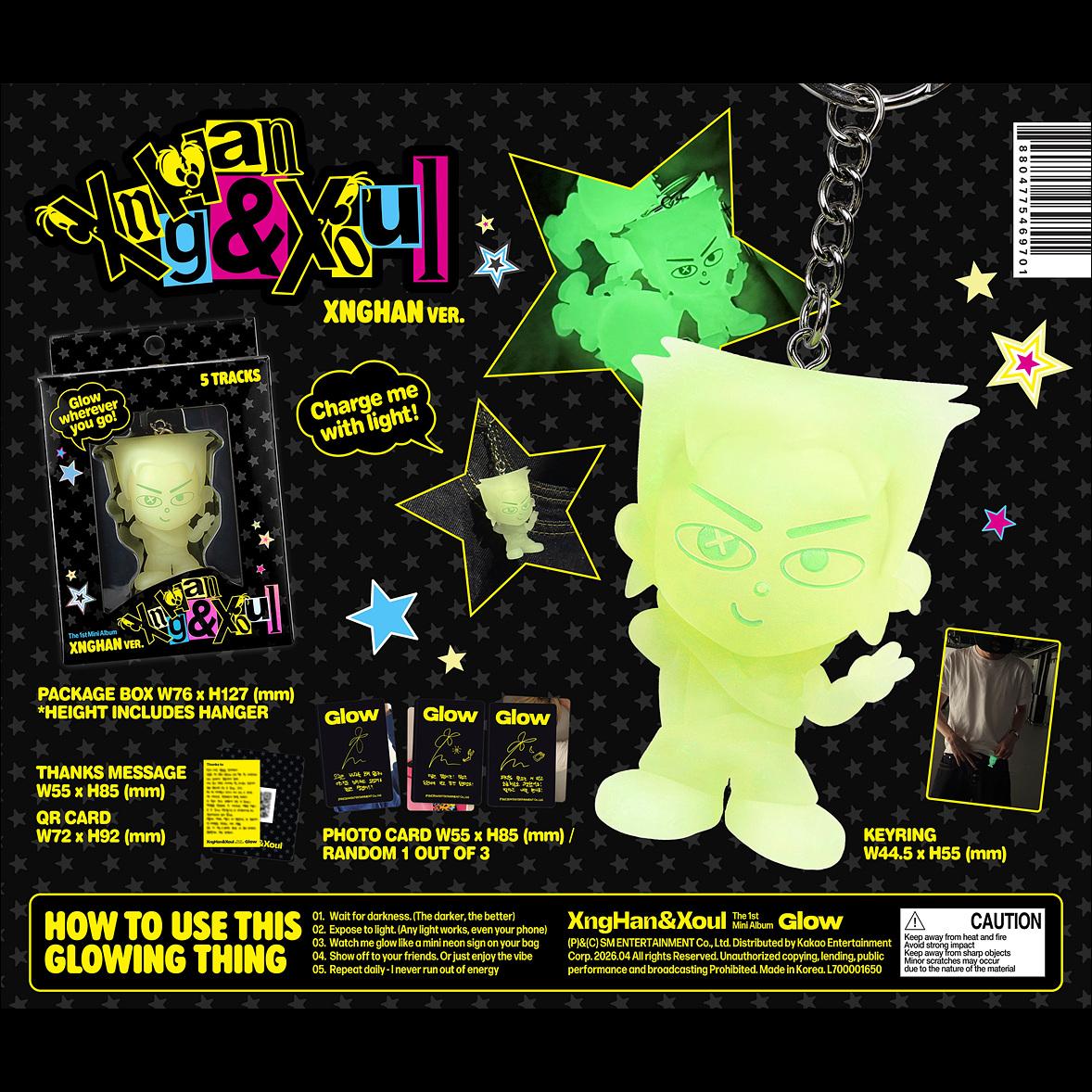 (XngHan Ver.) XngHan&Xoul [Glow] 1st Mini Album (Smart Album) + Free Gift