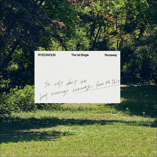 [Official] RYEOWOOK - [Runaway] 1st Single Album (DIGIPACK Ver.)