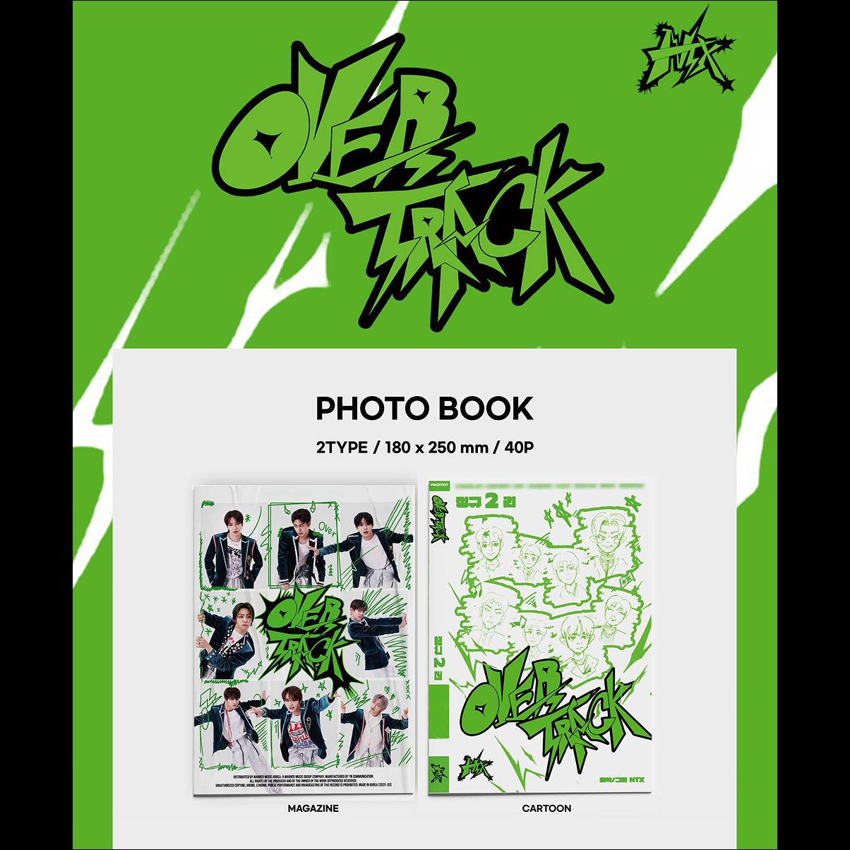 NTX - OVER TRACK [Photobook Ver] (MAGAZINE Ver., CARTOON Ver.) + Free Gift