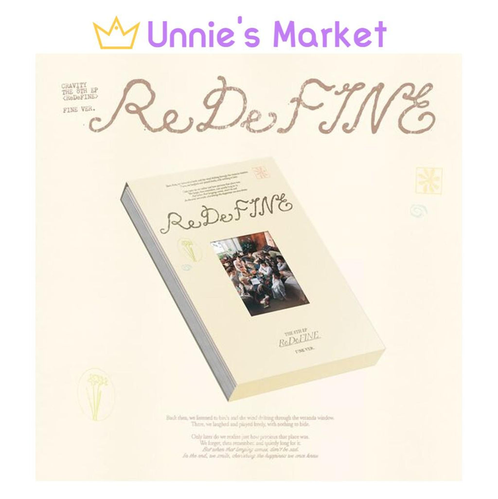 (FINE Ver.) CRAVITY [ReDeFINE] THE 8TH EP Album + Free Gift