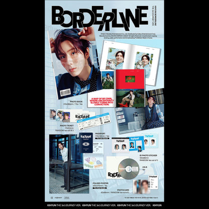 KIHYUN (MONSTA X) [BORDERLINE] THE 3rd JOURNEY Ver. + Free Gift