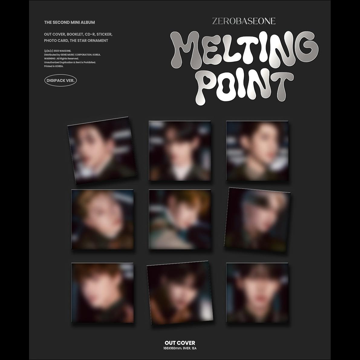 ZEROBASEONE MELTING POINT Digipack ver.