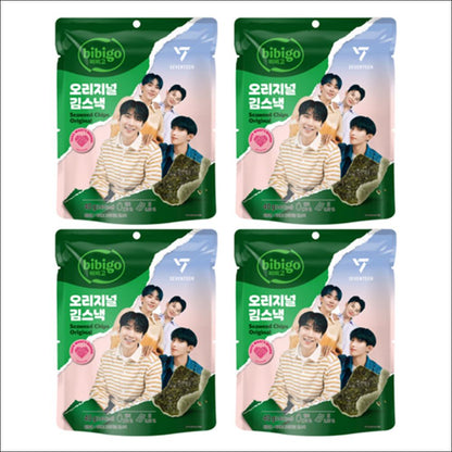 Bibigo Seaweed Snacks (Original Flavor) 40g x 4 Packs / 6 Packs