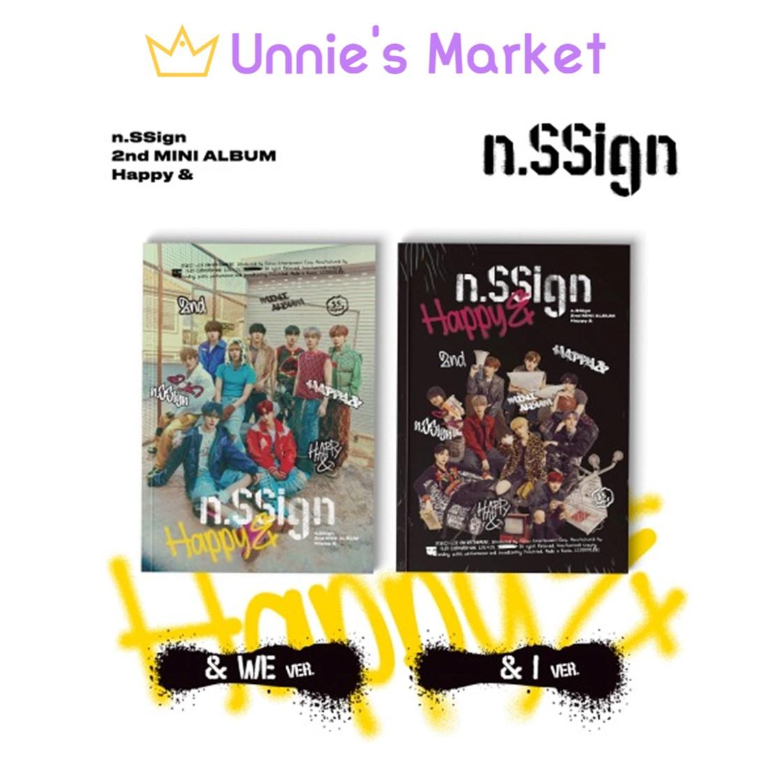 n.SSign 2nd MINI ALBUM 'Happy &' (& WE / & I ver.)