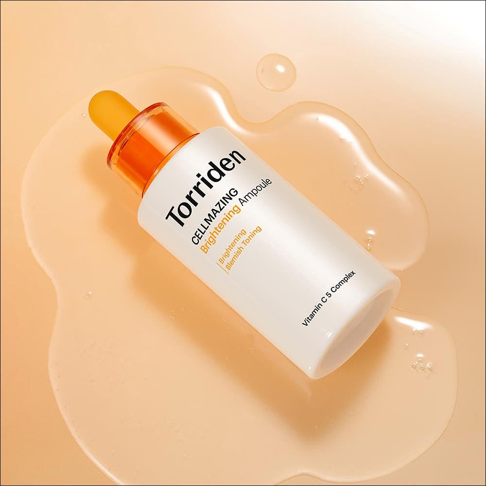 [Torriden] CELLMAZING Vita Collagen Set - Vitamin C Pore Ampoule 30ml + Firming Gel Cream 60ml, 5D Collagen Elasticity Care, K-Beauty Set