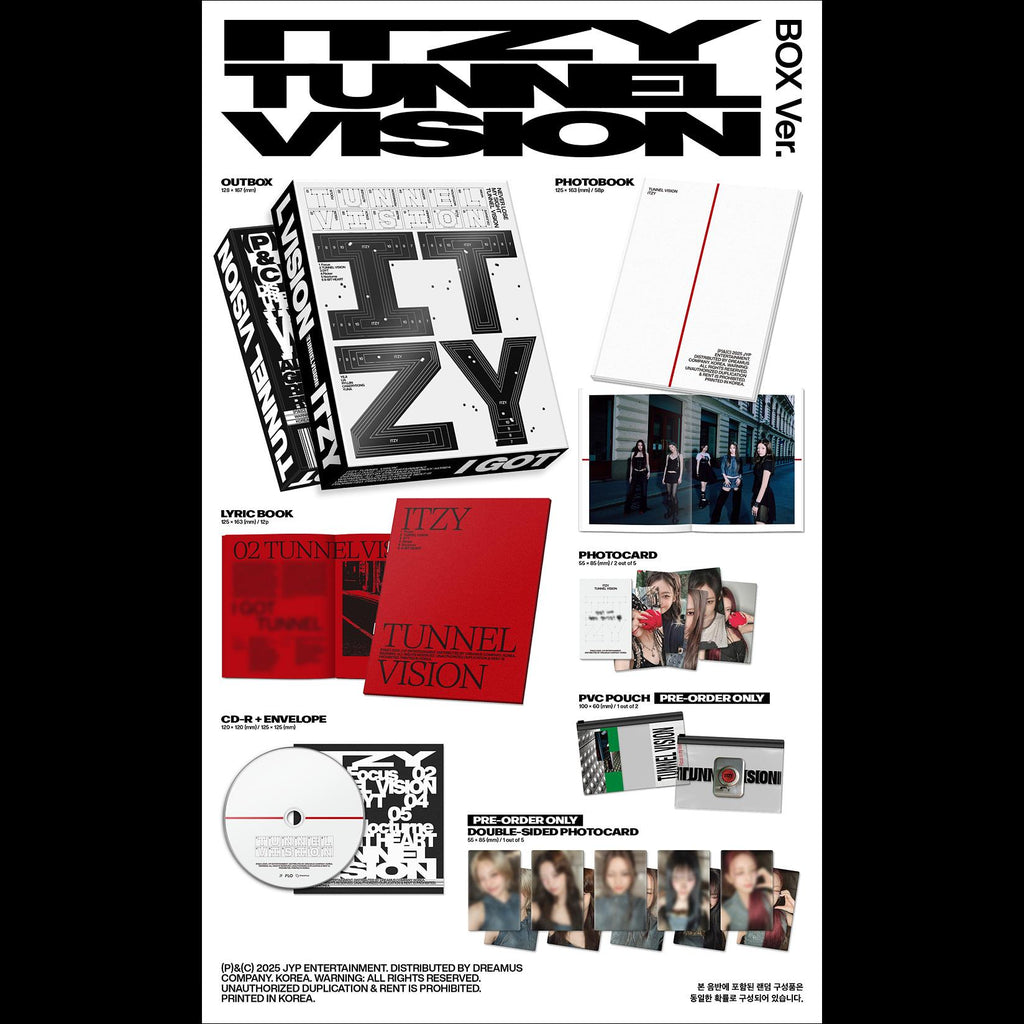 ITZY [TUNNEL VISION] Box Ver. + Free Gift