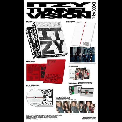 ITZY [TUNNEL VISION] Box Ver. + Free Gift