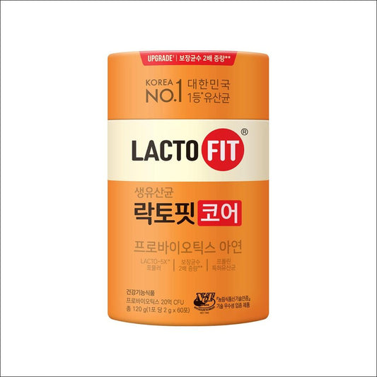 Chong Kun Dang LACTO FIT CORE 60 pcs, 120g  / Probiotics, Zinc