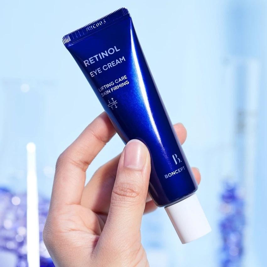 [BONCEPT] Retinol Elasticity Shot Eye Cream - Anti-Aging Wrinkle Care by LG H&H Derma Research Institute, 25ml | Olive's K-beauty