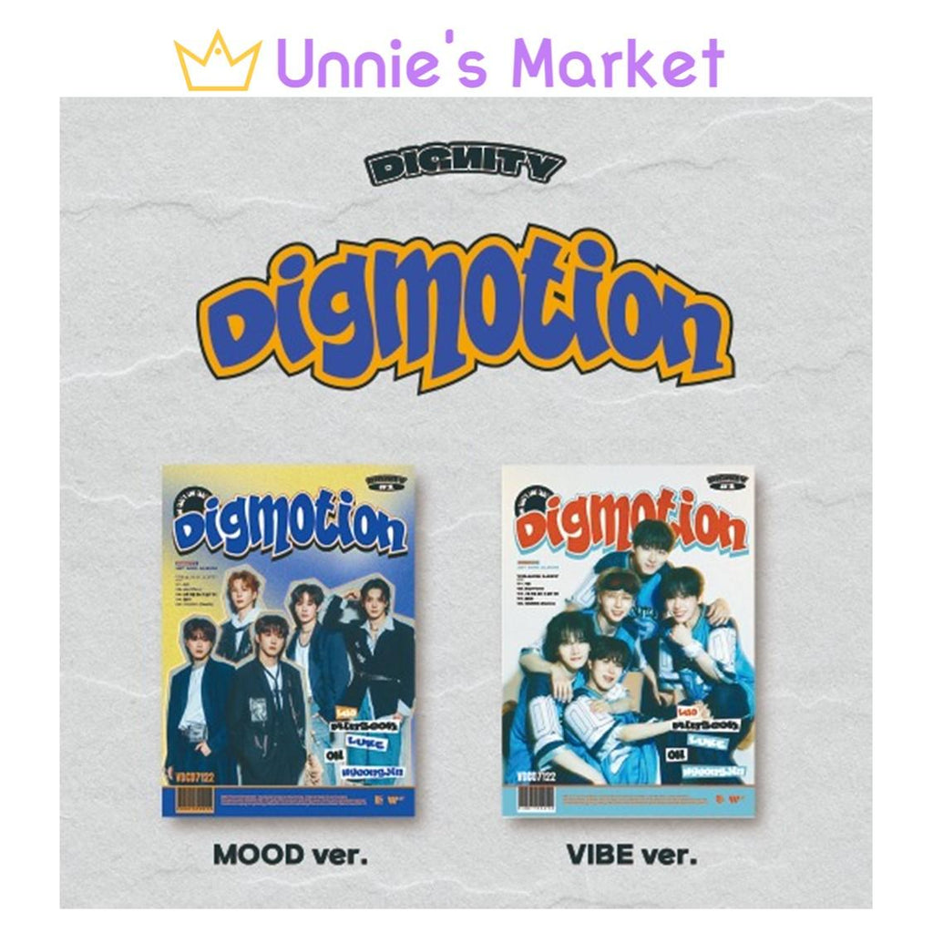 DIGNITY - DIGMOTION 1st Mini Album(MOOD Ver., VIBE Ver.)
