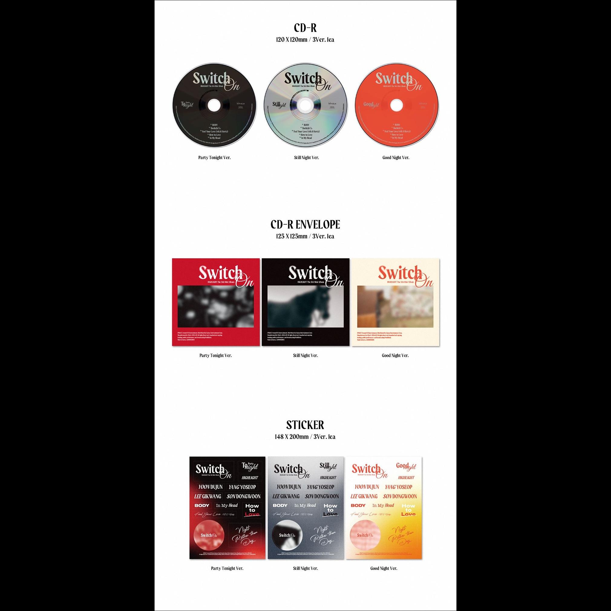 HIGHLIGHT [Switch On] THE 5th MINI ALBUM