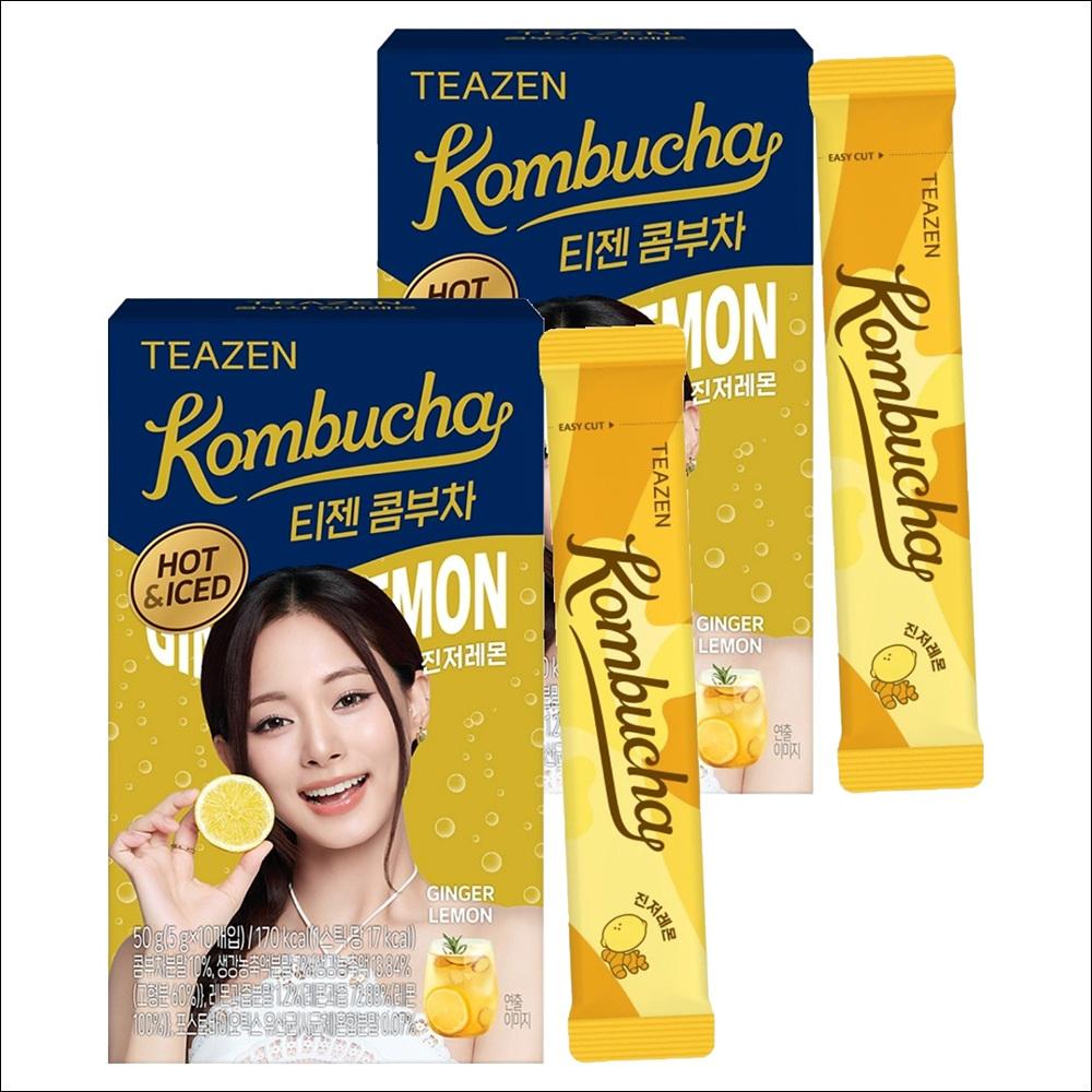 TEAZEN Hot Kombu Ginger Lemon Tea, 20ea, 5g
